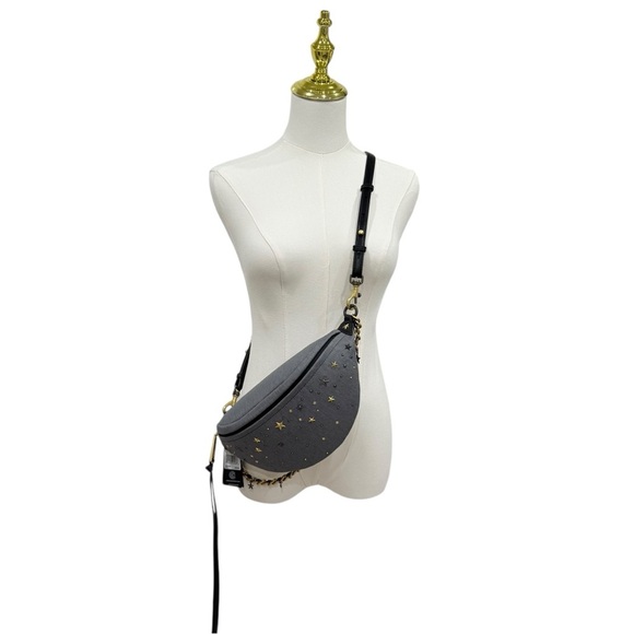 Rebecca Minkoff Chelsea Studed Stars Sling Bag Bum Bag Convertible Crossbody NWT - Picture 3 of 14